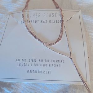 NEW 8 Other Reasons Nine Lives Choker in rose gold